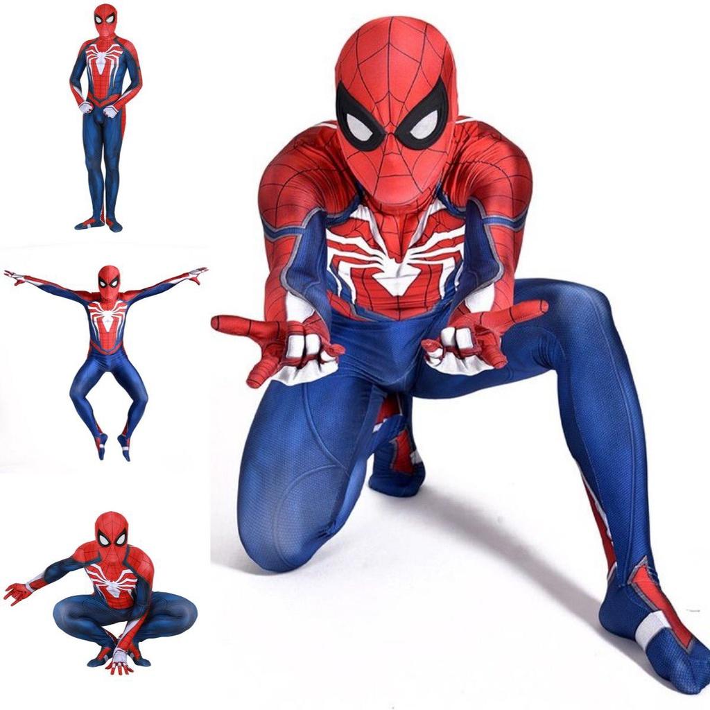 Costum Cosplay Ps4 Insomniac Spider-man Imprimat 3D Adult Copii Costum Spidey Zentai Cu Manoperă Exquisită Și Material Licra Respirabil