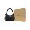Coach Teri 29 Logo Zip Closure Smooth Leather Tote Shoulder Bag Large Women bags Black CU126-SVBK