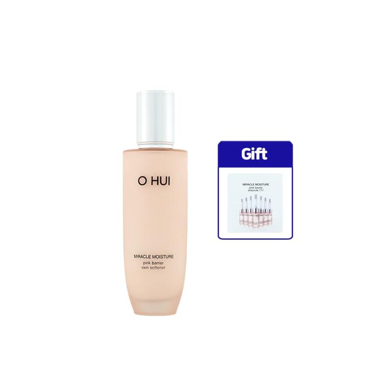 

Ohui Miracle Moisture Pink Barrier Skin Softener 150ml + Miracle Moisture Ampoule 777 Pouch 30 Sheets