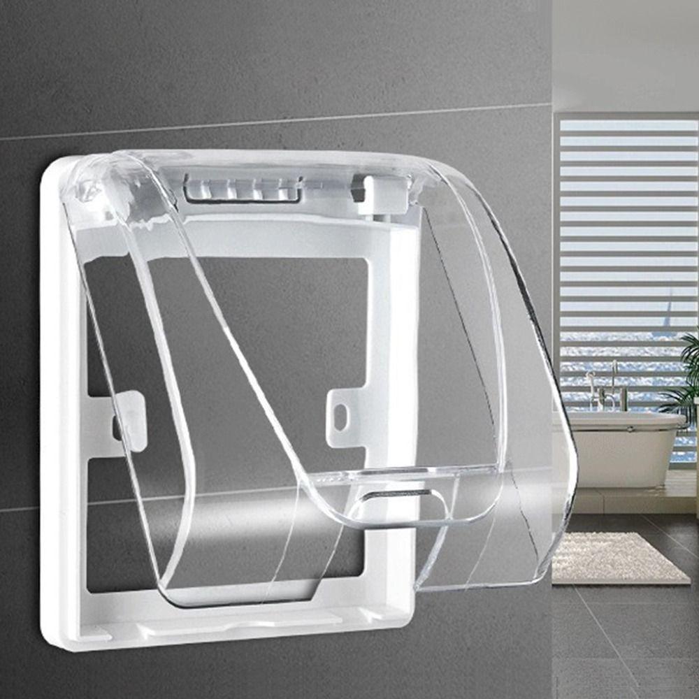 Plastic Schakelaar Beschermkap Wandmontage Bescherming Socket Spatwaterdichte Doos Badkamer