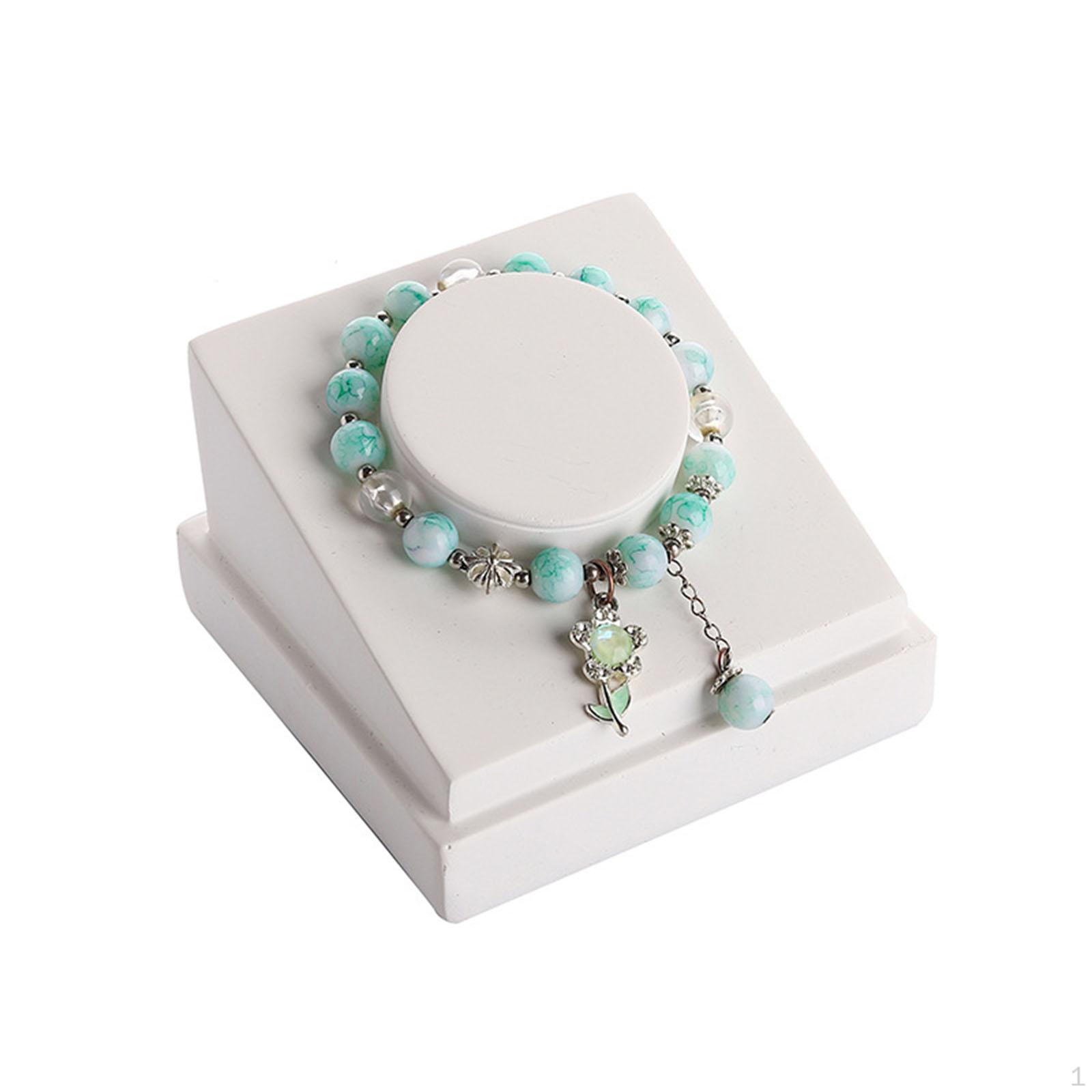 

Bracelet Display Holder Bangle Organizer Resin Stylish Versatile Watch Bangles Showing for белый