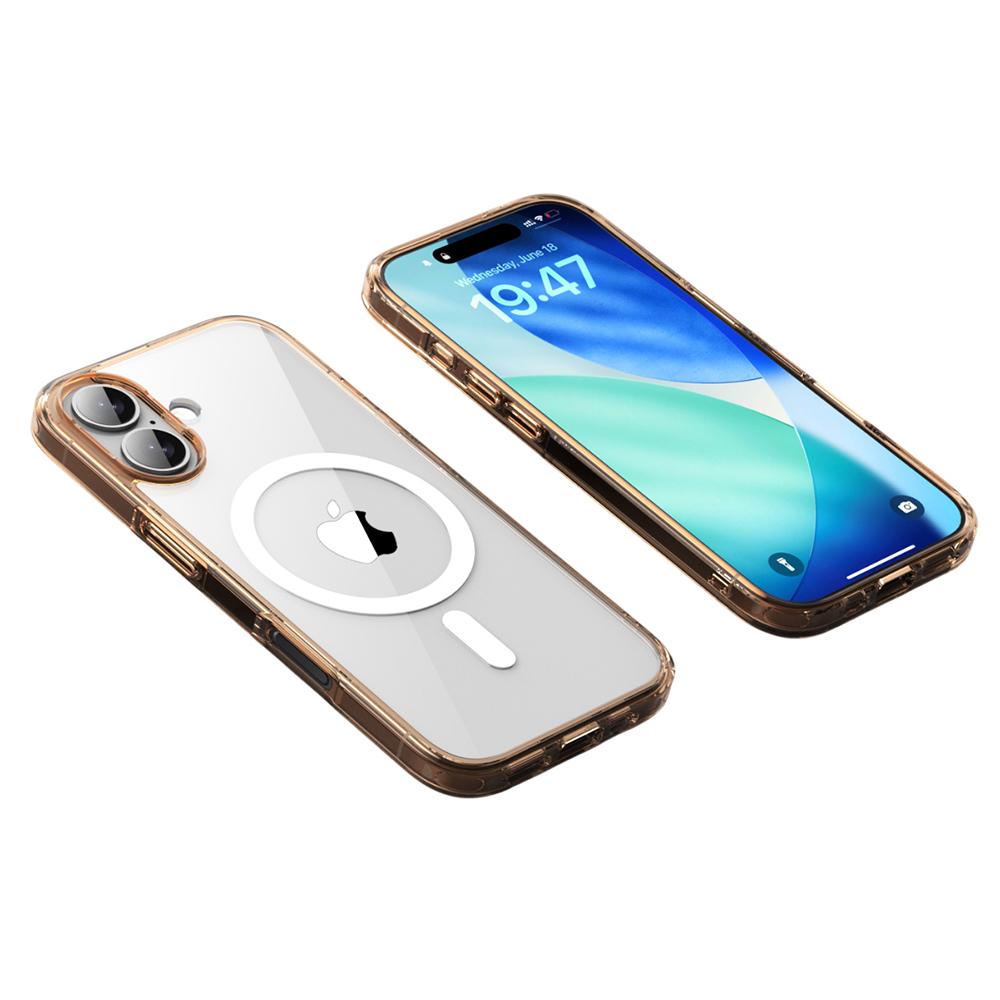 For iPhone 17 Case Compatible with MagSafe TPU+PC Clear Phone Back Cover