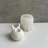 DIY Kerzenständer Form Hase Form Aromatherapie Kerzenhalter Silikon Harz Form