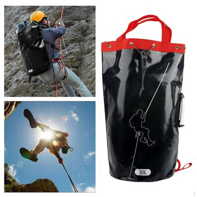 Borsa porta attrezzatura per corda da arrampicata Portatore per arboricoltore 3 anelli integrati Robusta Roccia
