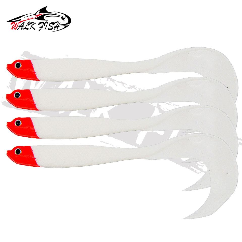 4 SZTUKI Przynęta Wędkarska 12,5 cm 5,5 g shad T-tail przynęta miękka Aritificial Przynęty Silikonowe Bass Szczupak Wędkarstwo