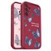 Flying Butterflies Phone Case For Samsung Galaxy A54 A34 A14 A73 A53 A33 A23 A13 A72 A52 A52S A32 A22 A71 4G 5G Staircase Soft C