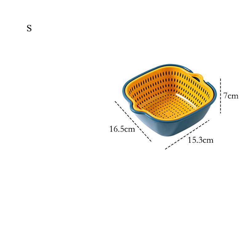 Kitchen plastic drainage basket, washing basket storage, filter screen, drain, vegetable and fruit cleaning tools,storage basket