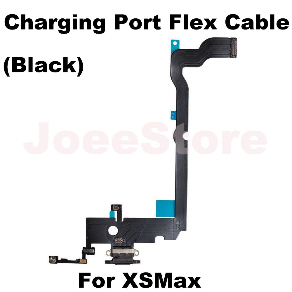 Ladeanschluss Flexkabel für iPhone 11 12 13 14 Pro Max Mini X XS XR USB-Ladegerät Dock-Anschluss Mit Mikrofonband Reparatur