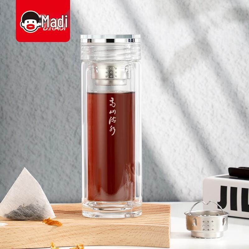 DKADI 2225 Double-Layer High Borosilicate Glass Cup