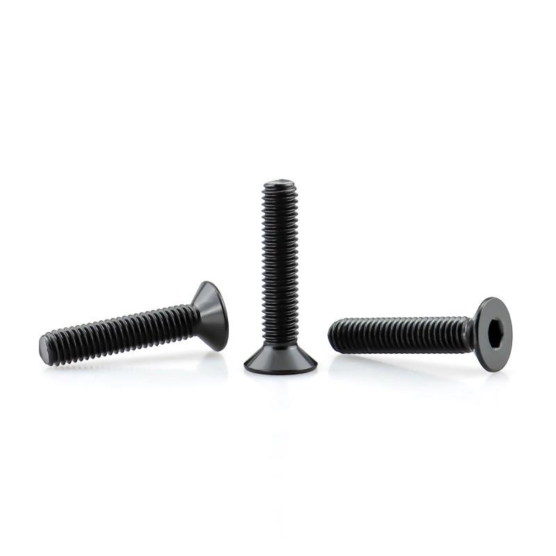 Elektroforeticky černěné ploché šestihranné strojní šrouby z nerezové oceli 304 M2.5-M10