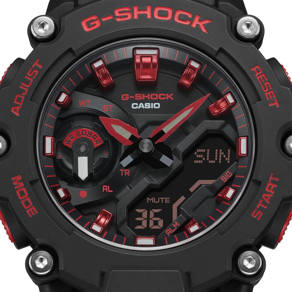 Casio Overseas Model G-Shock GA-2200BNR-1A Men's Watch, [Used]