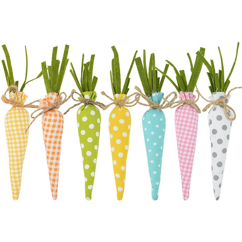 3/1pcs Nov Woven Easter Carrots Ornaments Hanging Pendant for Easter Home Decorations Supplies 2023 Kids Easter Favors Gifts Toy