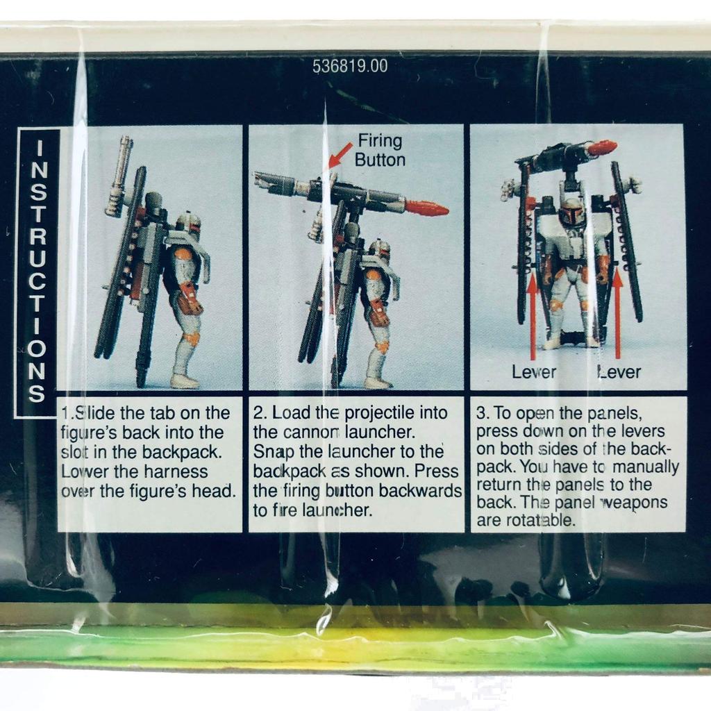 Star Wars Deluxe Figure Boba Fett with Wing Blast Rocket Pack