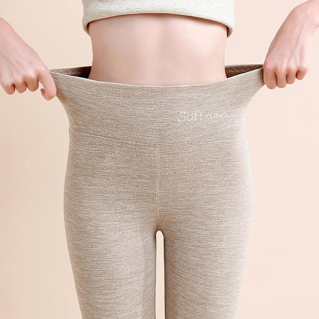 Women's High Waist Casual Pants Solid Color Leggings Long Trousers Running Winter And Fall