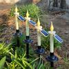 Solar Outdoor Long Pole Lawn Lights Sense Led Villa Courtyard Energy Saving