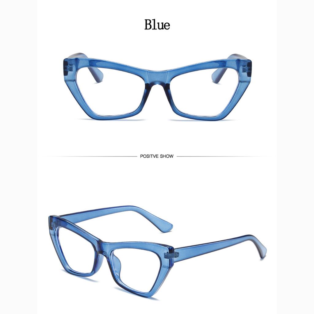 Kadınlar İçin Yeni Kedi Gözü Gözlükleri Mavi Işık Önleyici Şık Dekoratif Gözlük