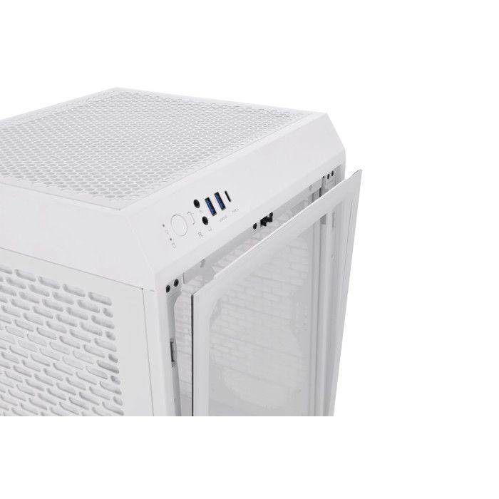 Boîtier mini tower - thermaltake - the tower 200 - blanc - 300 mm - 280 mm - 537 mm