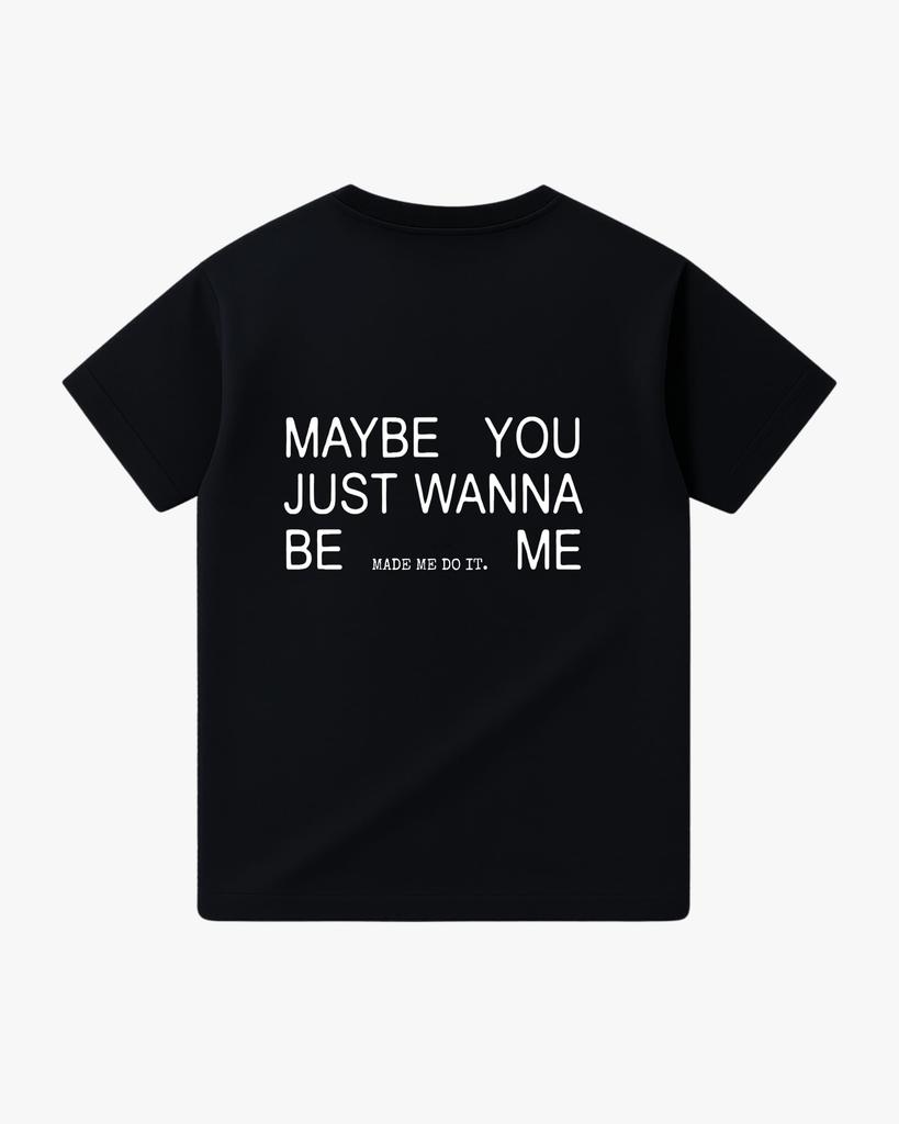 Y2k Hiphop Shortsleeved Yeah I Dont Know If You Like Me Printed Tshirt Cotton Loose Top Streetwear Unisex Fan Gift