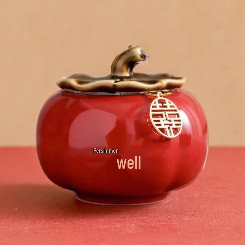 

Persimmon Candy Jar Wedding & Engagement Gift Box Souvenir