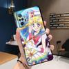 Etui na telefon TPU Soft Shockproof do Redmi 9A 9C 10C 9T 10A K40 Pro 6 7 8 8A 7A K50 9 10 6 Pro Cover Cute Anime Sailors M-Moons