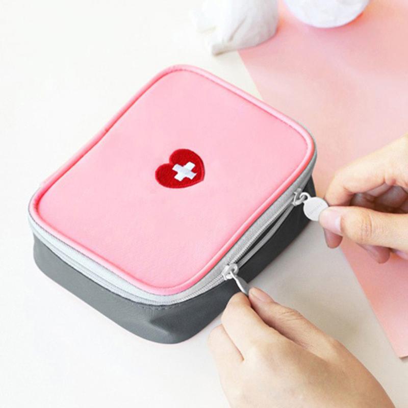 1Pc-Portable Emergency Medical Bag First Aid Storage Box For Household Outdoor Travel Camping Equipment Medicine Survival Kit