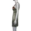 Vacation Style Sexy Lace Trim High Waist Bodycon Mini Cami Dress, Fashion Elegant Embroidery Hem Party Dress