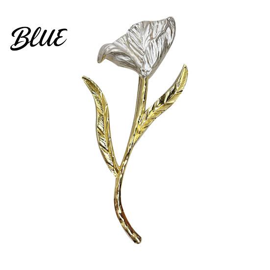 Pin Women Brooch Sparkling Rhinestones Flower Leaf Shape Lapel Versatile