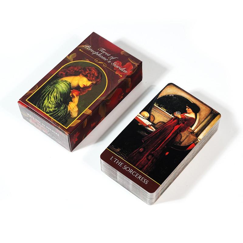 Tarot von Persephones Garten, Chthonia Edition, ein kunstvolles Tarotdeck, das der Königin der Unterwelt gewidmet ist, 78 Tarotkarten, RWS
