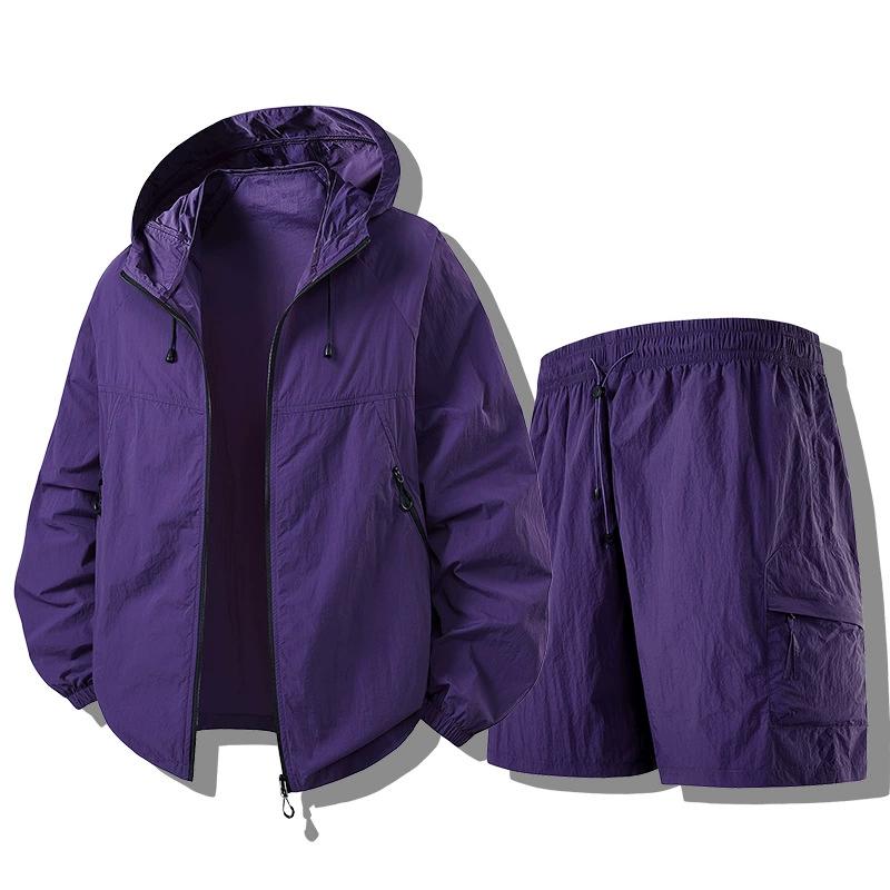 Sunscreen Suit Set, Lightweight UPF50+outerwear, Quick Drying Insert Color, Splash Proof, Sunscreen, Skin Suit