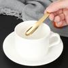 1Pc Coffee Spoon Stainless Steel Flat Spoon For Dessert Small Coffee Scoop