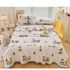 New Milk Fiber Printed Blanket 300G Cloud Mink Velvet Cover Blanket