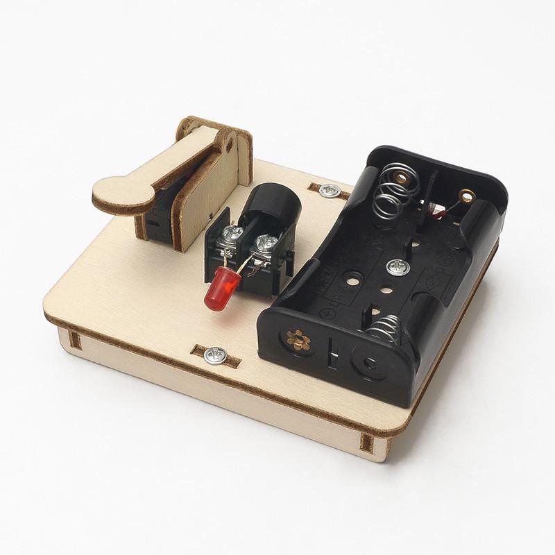 

Educational Wooden Diy Telegraph Machine Model For Kids Customizable Stem Science Experiment Kit