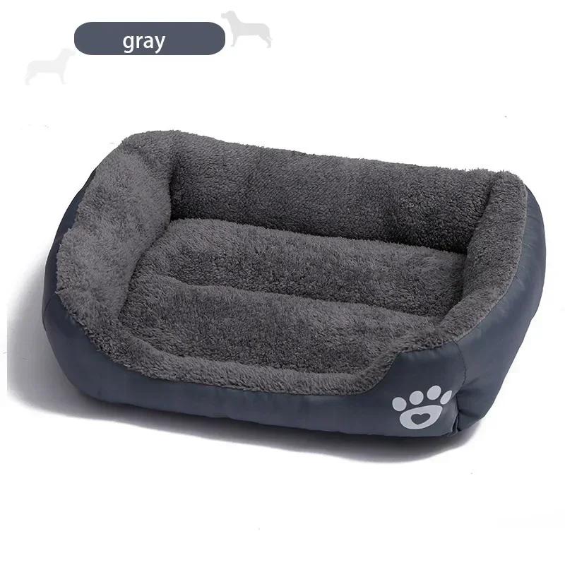 Dog Bed Pets House for Puppy Small Medium Large XXL Supplies Kennel Mat Nesk Sleeping Plush Washable Cat Cushion Products Indoor