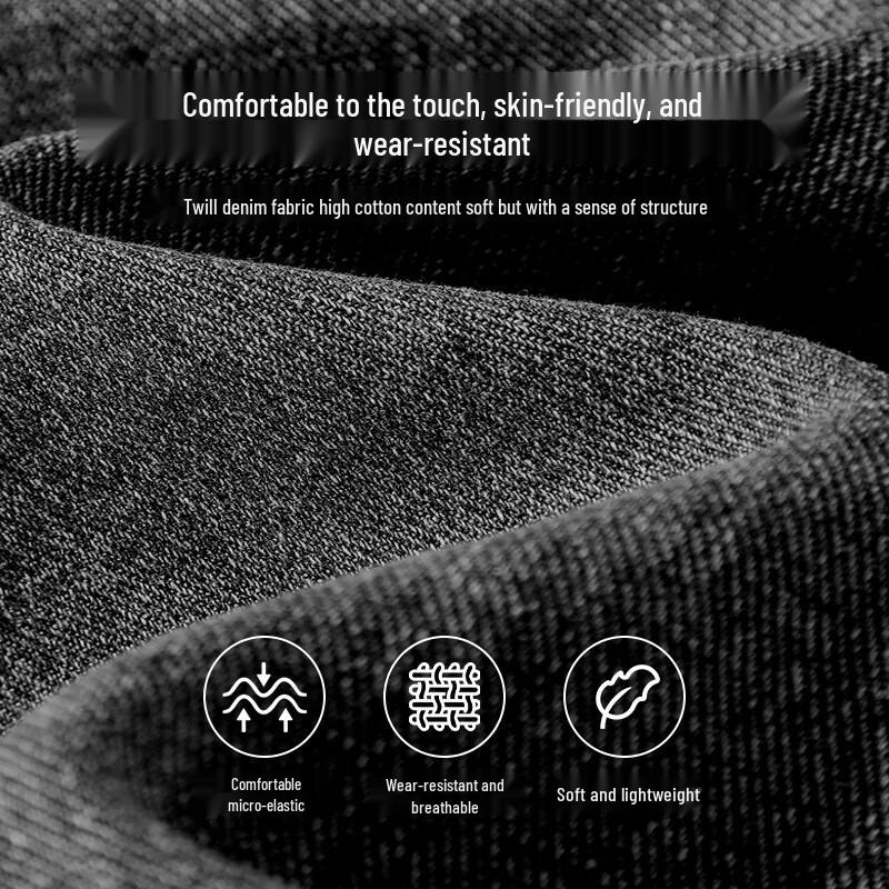 JEEP SPIRIT Men's Fleece-Lined Straight-Leg Jeans