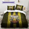 Beitar Jerusalem Pattern Bedding,Quilt Set Quilt Cover Pillowcase Home Birthday Gift(1 * Duvet Cover + 2 * Pillowcase, Without Core)