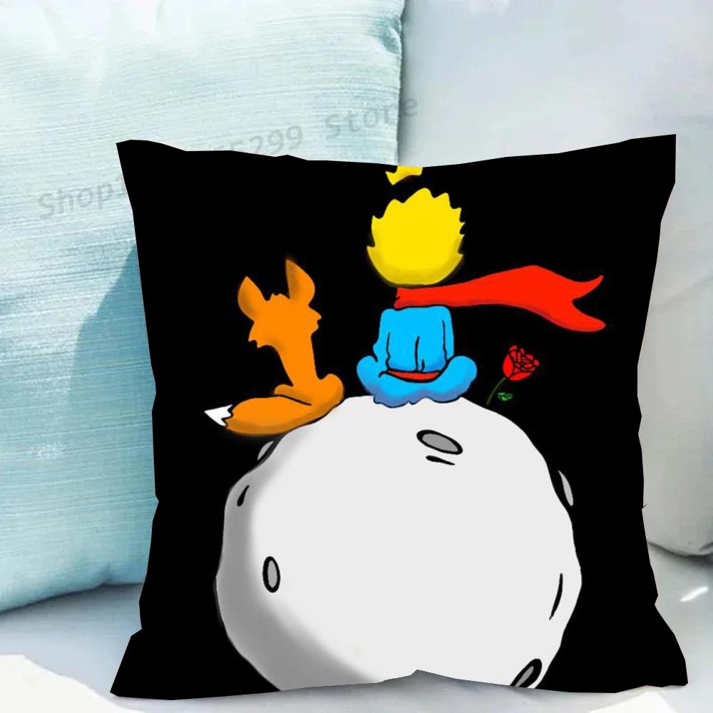 1 szt. Poszewka na poduszkę Mały Książę Skóra Brzoskwiniowa Kwadratowa Sypialnia Sofa Wypoczynek Komfortowa Poduszka Samochód Salon Dom Dekoracja