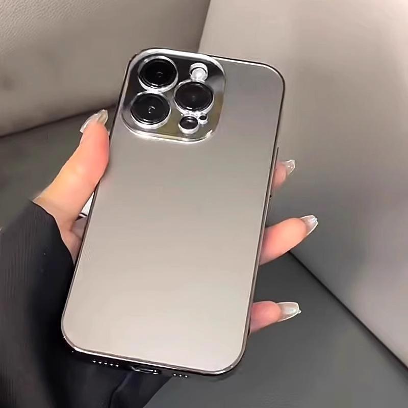 Applicable To Apple IPhone16promax Mobile Phone Case New 15 Matte Anti Fall 14 Electroplating AG Original Ultra Thin Model