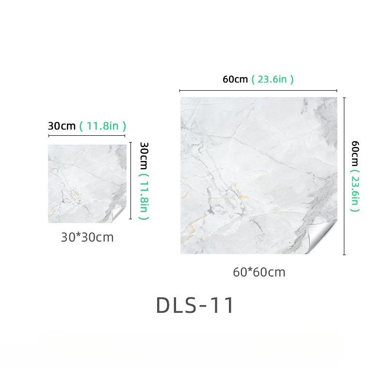 Imitation Marble Sticker Living Room Bathroom Tile Wallpaper Non-Slip Waterproof Floor Sticker Self-Adhesive
