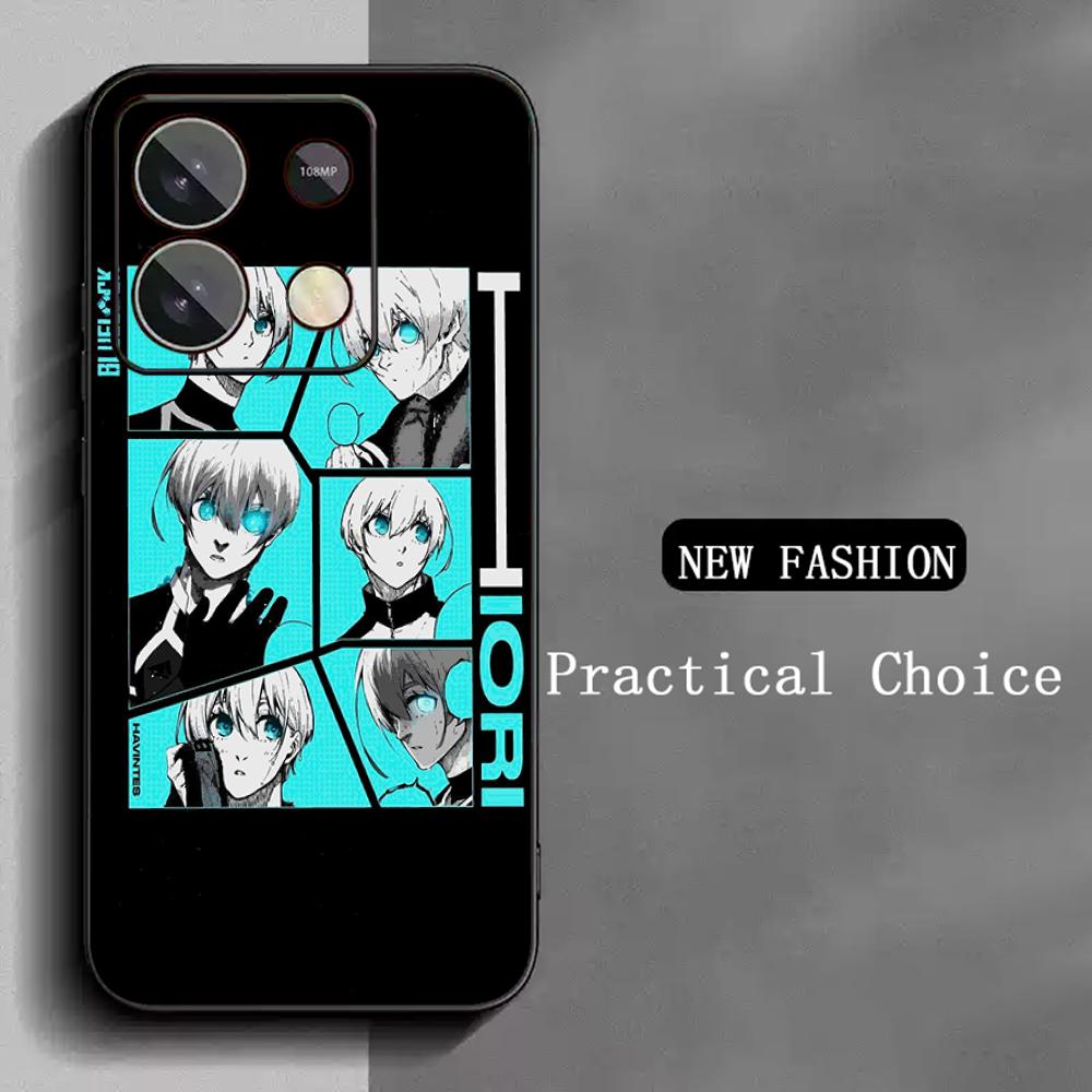 

Blue lock hot anime fashion design Phone Case For Redmi Note 14 13 12 11 Pro Plus S 5G 14C A3 Soft Black Phone Cover Redmi 13C