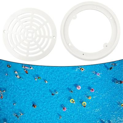 Ersatz Pool Hauptablaufabdeckung ABS Gitter Bodenmontageplatten Poolauslassabdeckung Schwimmbecken