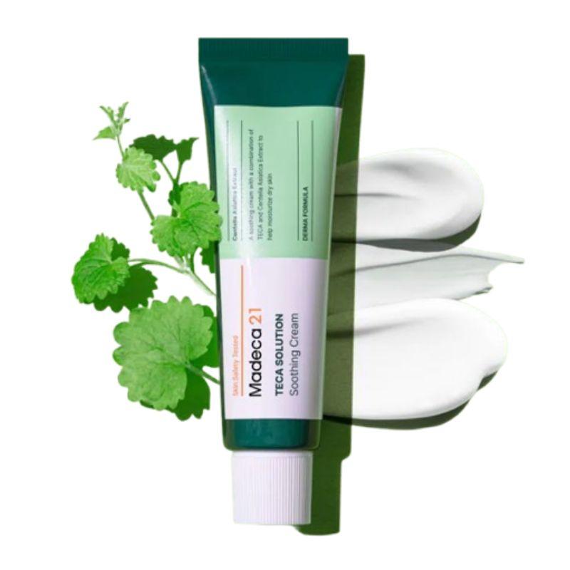MADECA21 TECA Solution Soothing Cream Calming & Barrier Repair Moisturizer 50ml