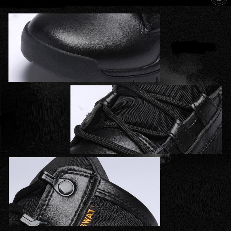 Boots Men's Large Tactical Boots Ultralight Flight Boots Men's Mountaineering Boot Hiking Training Boots High Top Security Boots Men's