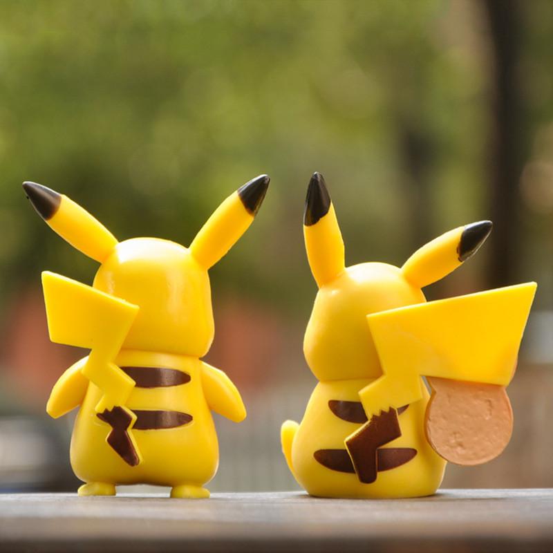 Figurines Anime Pikachu Childrens Toy Birthday Gift Desktop Collectibles Decor