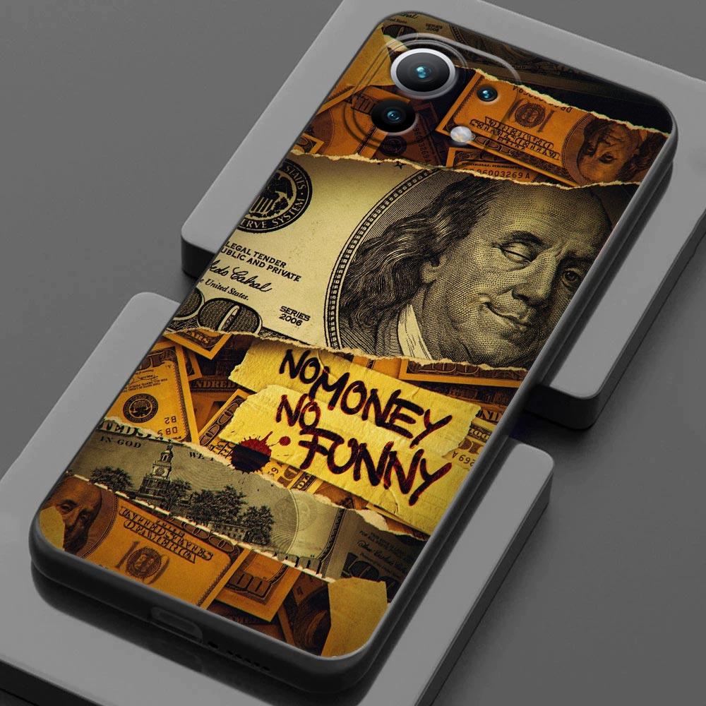Winking Money Dollars For Xiaomi 15T 11T 12T 13T 14T Pro 11 Lite 15 Phone Case Mi POCO X7 X8 M7 F7 Pro F8 Ulra F6 M6 X5 X6 Cover