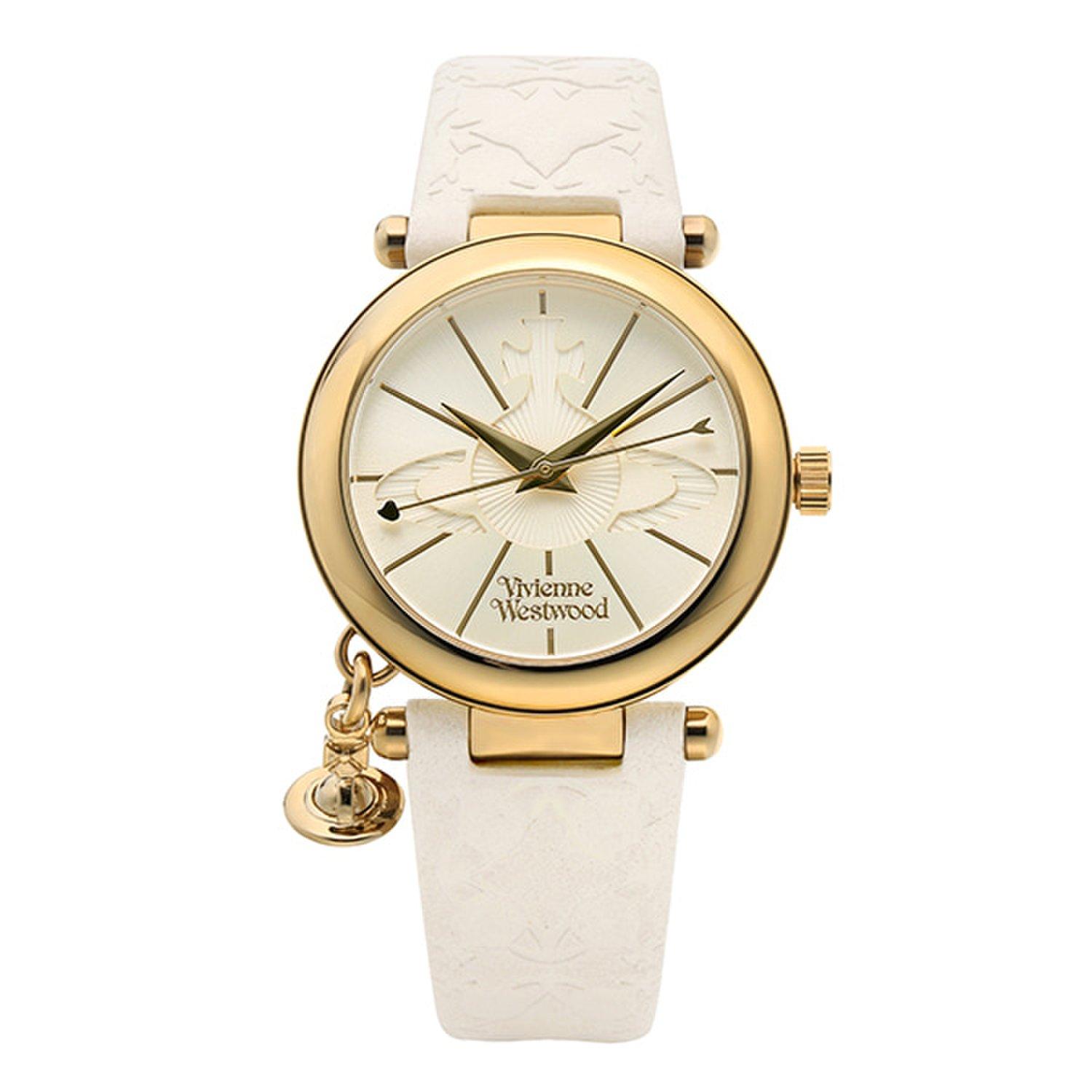 [Vivienne Westwood] VV006WHWH Orb Women s Leather Watch
