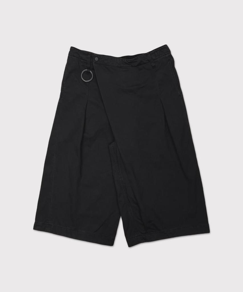 Maineoseu Wrapped Work Short(Aged Twill) - Black