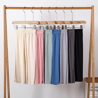 Pantaloni largi din mătase de gheață de vară pentru fete - pantaloni casual la modă, ușoare, largi pentru copii