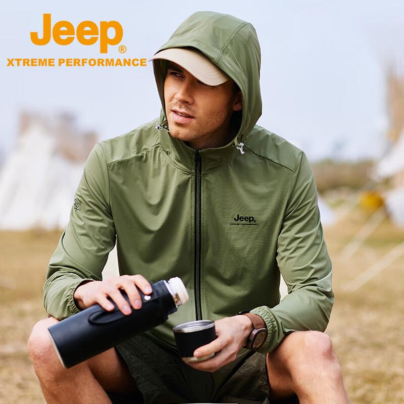 Мужская летняя ветровка Jeep Cool с защитой от солнца, быстросохнущая, для активного отдыха L