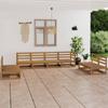 Day and Night - Day and Night Garden Furniture 8 Pieces Honey Brown Pine Wood