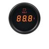52mm Digital Voltmeter With Red Backlight Volt Meter Indicator Voltage Gauge For Marine Boat Car LED Dislay Gauge 12V 24V
